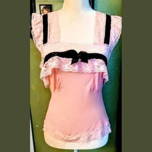 Betsey Johnson VINTAGE BETSEYVILLE silk camisole